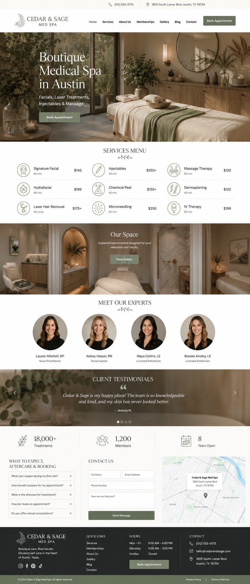 Home design mockup